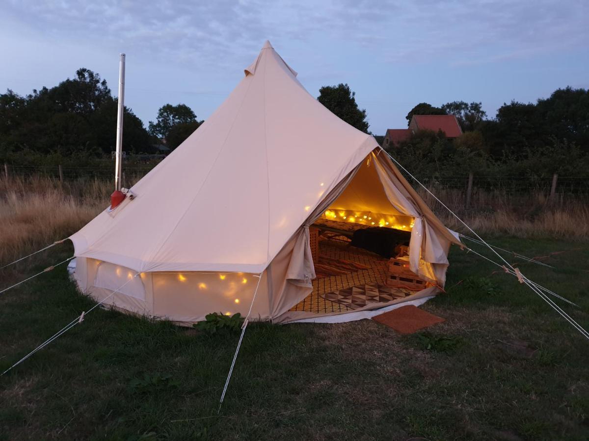 5M Xl Bell Tent With Log Burner Near Whitby Villa ซอลท์เบิร์น-บาย-เดอะ-ซี ภายนอก รูปภาพ